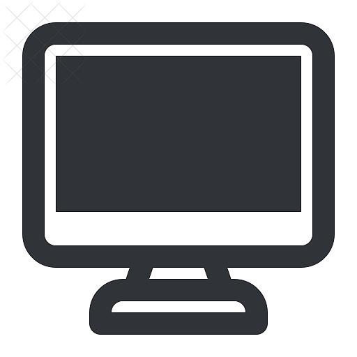 Computer, device, display, monitor, screen icon.