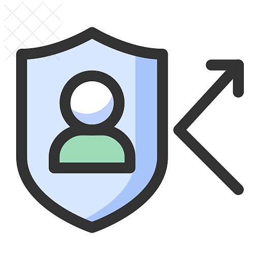 Data, gdpr, protection, safety, shield icon.