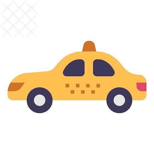 Car, drive, taxi, transport, vehicle icon.