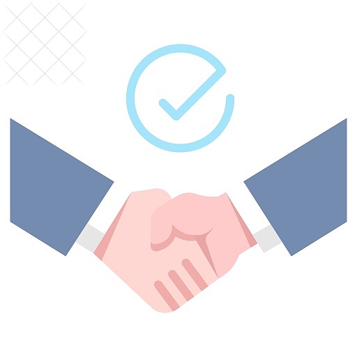 Agreement, business, deal, handshake, partnership icon.