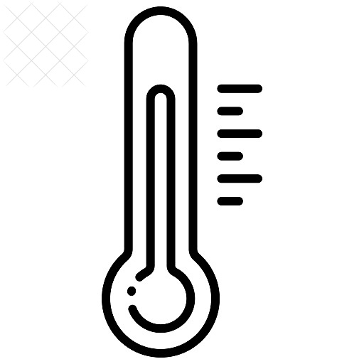 Celsius, fahrenheit, hot, measurement, scale icon.