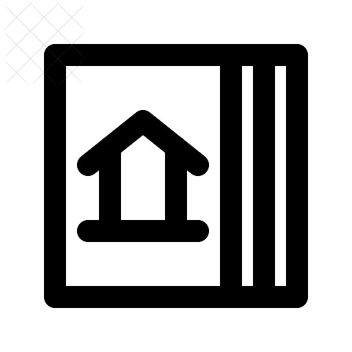 Building, selection icon.