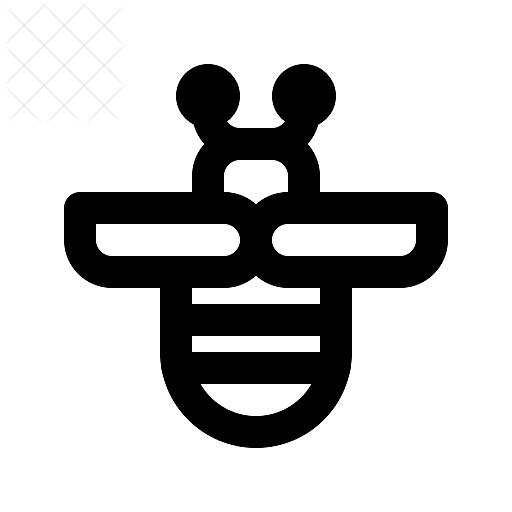 Bee, insects icon.