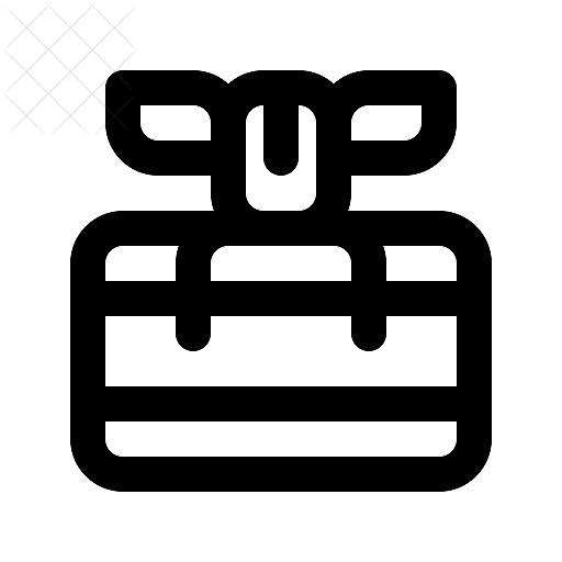 Bento, japan, package icon.