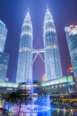 马来西亚吉隆坡双子塔KLCC图片素材