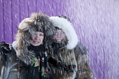 冬天在格陵兰岛图片素材