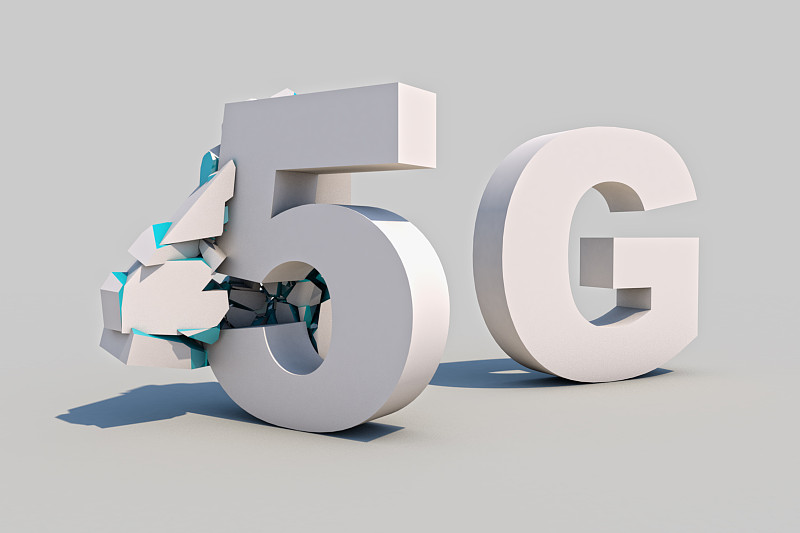 5G取代4G三維效果圖圖片素材
