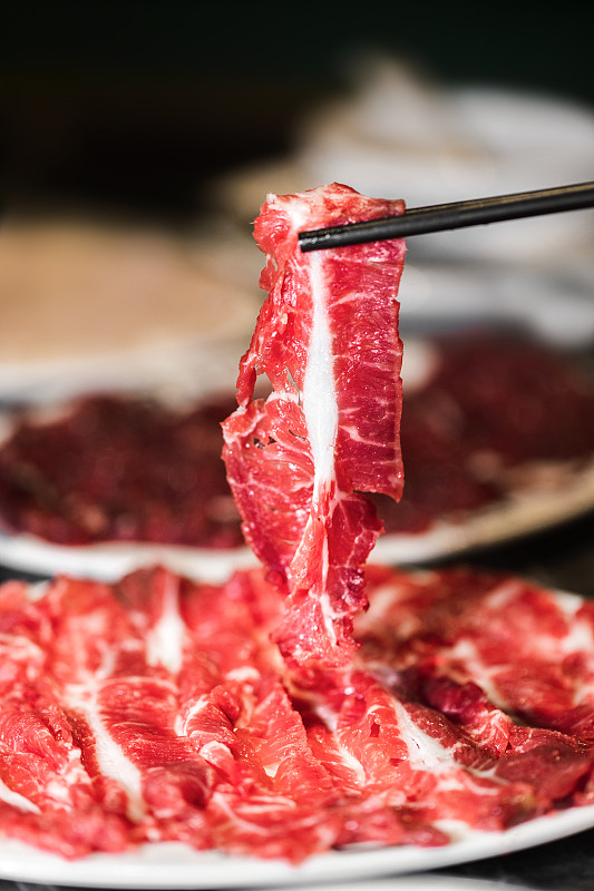 火鍋牛肉片 涮肉圖片素材