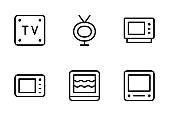 **電視大綱風格**
包含25個圖標的圖標包。

包括設計:
——電視
——屏幕
——電視
——電子
-監控
——現代
——遠程控制
——復古
——設備
——多媒體圖標icon圖片