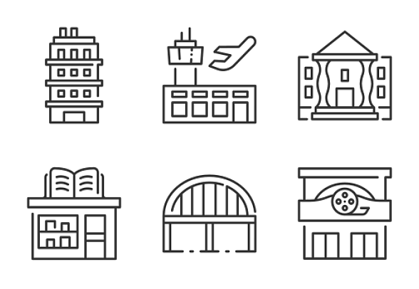 **城市大綱大綱風格**
包含76個圖標的圖標包。

包括設計:
——城市
——城市
——建筑
——體系結構
人的
——人們
——業務
——男人
——花園
——公寓圖標icon圖片