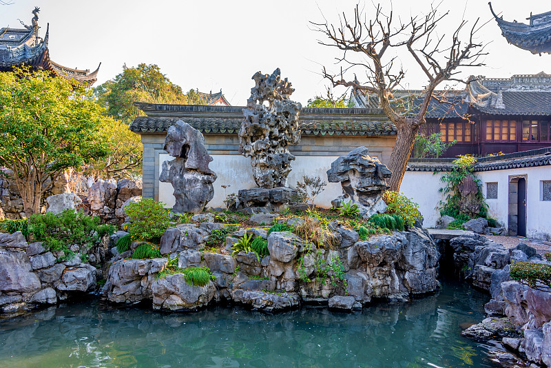 中國上海豫園玉玲瓏攝影圖片