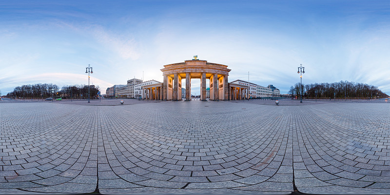 Brandenburger Tor 360°视图图片下载