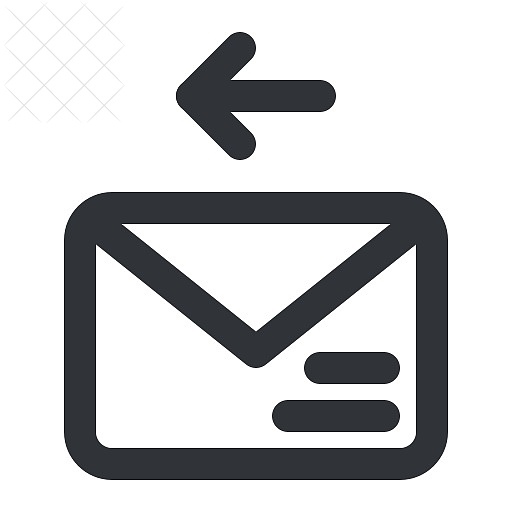 Email, envelope, letter, mail, message icon.