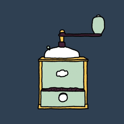 咖啡研磨机的动画元素下载