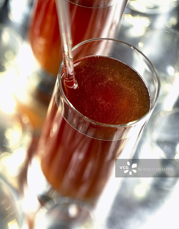 Brandy-soda鸡尾酒图片素材