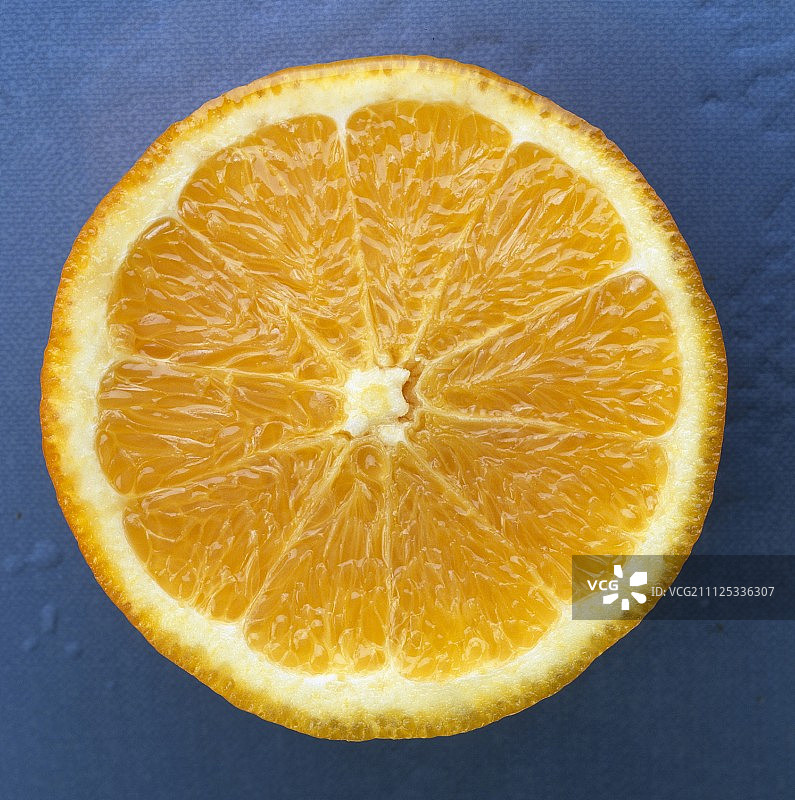 半个橘子图片素材
