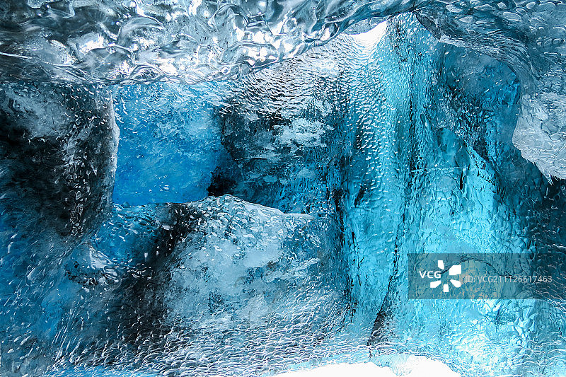 蓝宝石冰洞图片素材