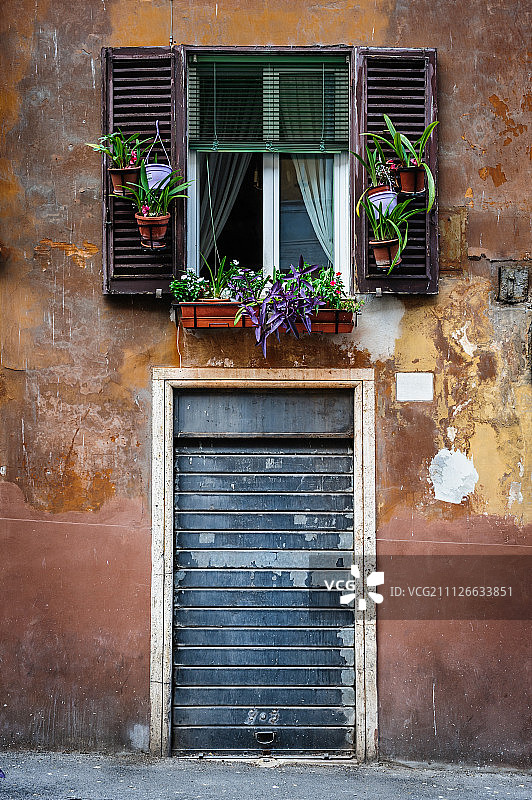 意大利罗马的老街图片素材