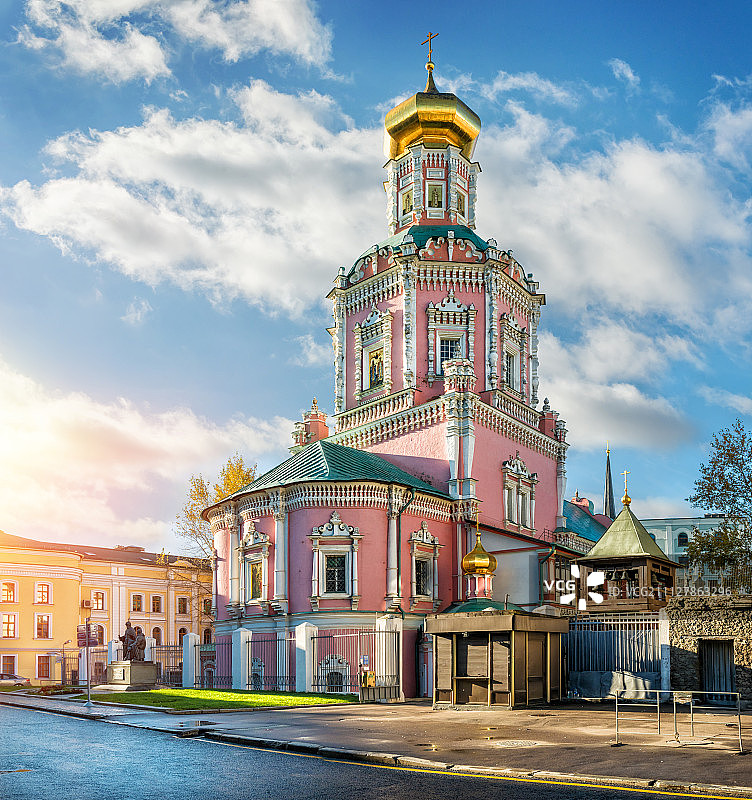 莫斯科主显节教堂图片素材