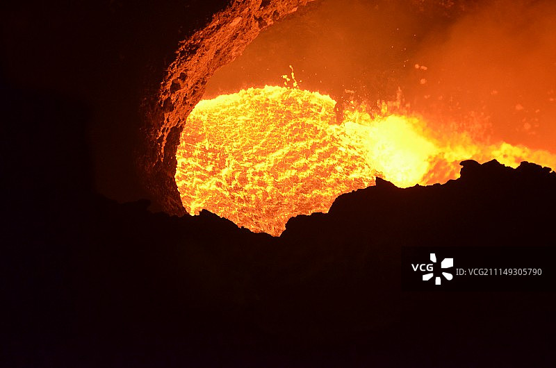 火山熔岩图片素材