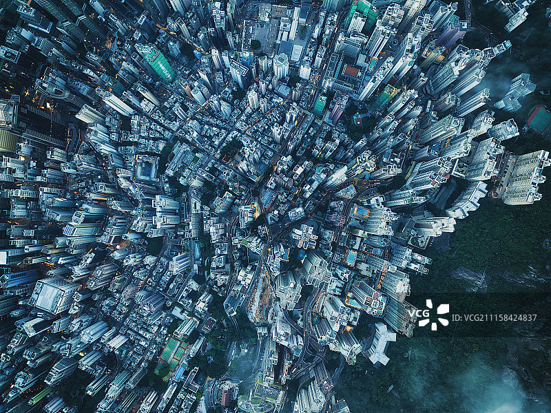 香港中环维港航拍城市风光高清图图片素材