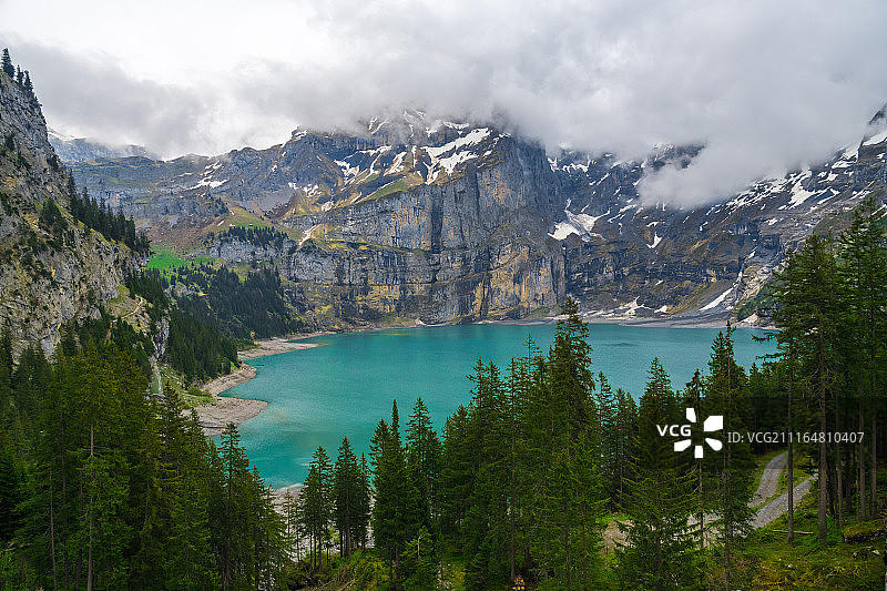 瑞士Kandersteg湖图片素材