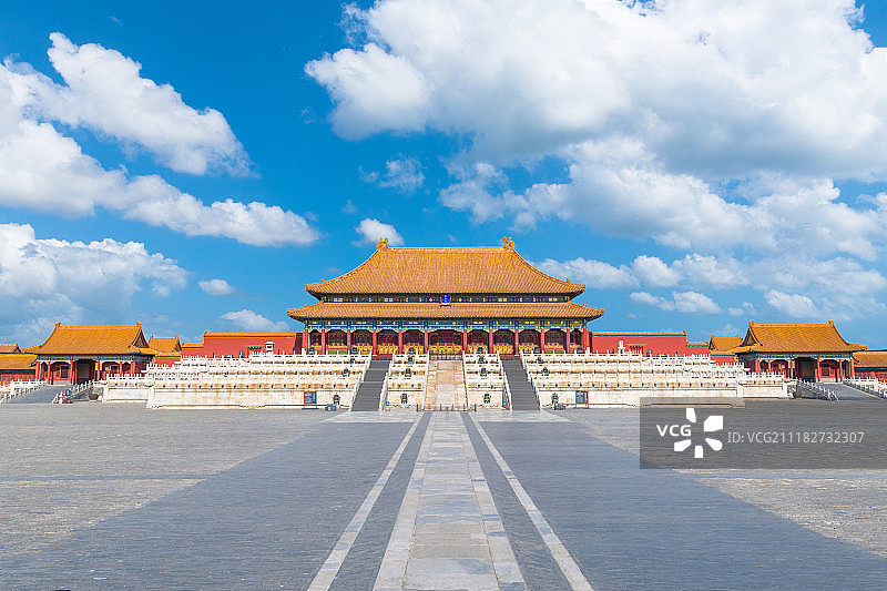 北京故宫太和殿图片素材