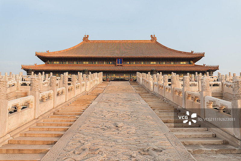 北京故宫中国古建筑景观图片素材