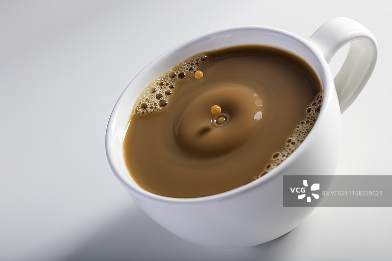 咖啡水滴图片素材