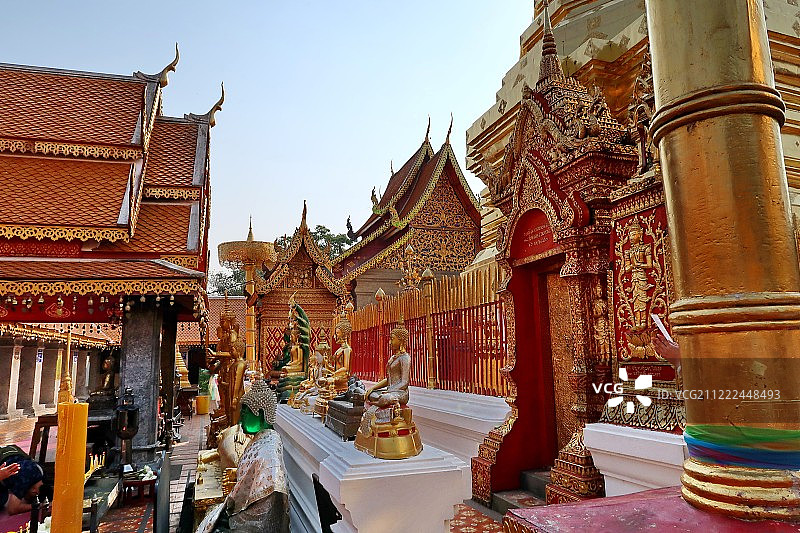 素贴寺-泰国清迈图片素材