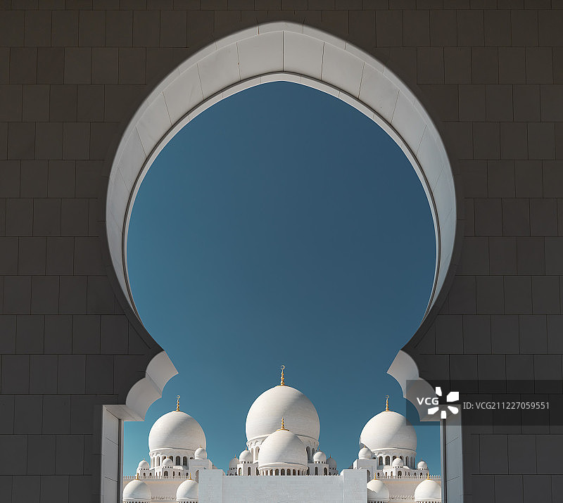 阿布扎比大清真寺图片素材