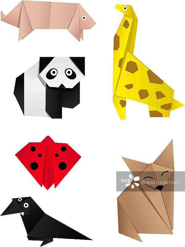 另一个折纸动物图片素材
