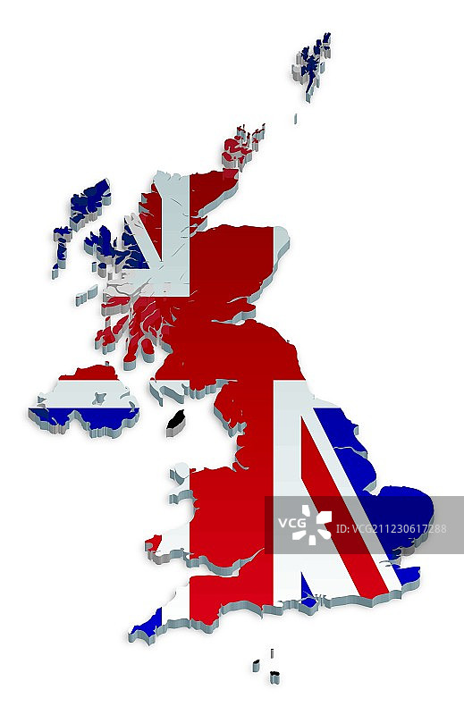 英国和皇冠属地地图3图片素材