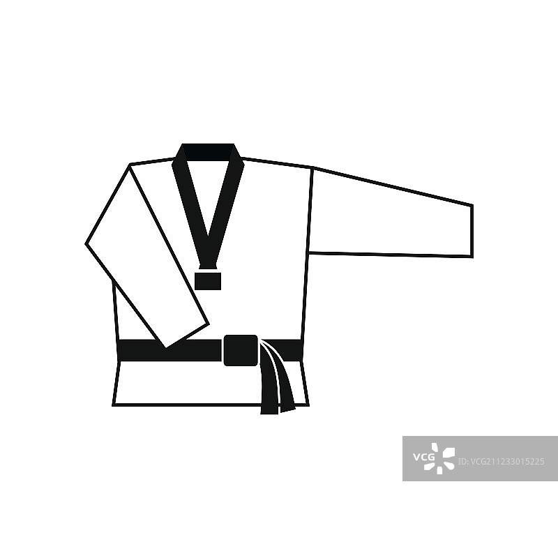 和服和武术腰带图标图片素材