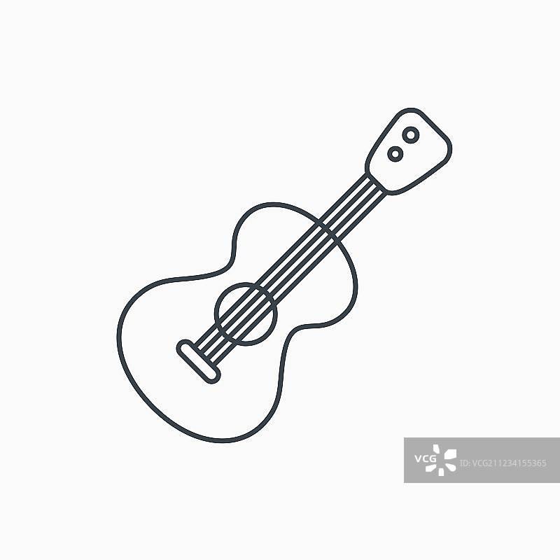 吉他图标乐器符号图片素材