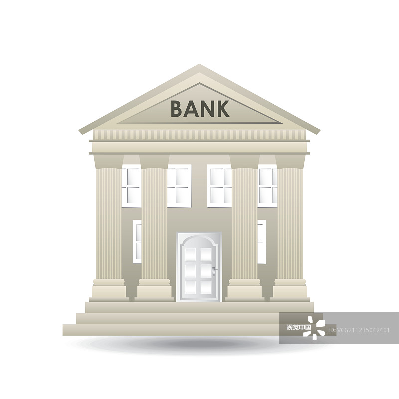 银行大楼图标图片素材