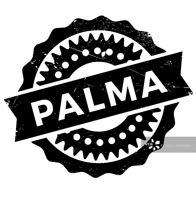 帕尔马邮票橡胶grunge图片素材