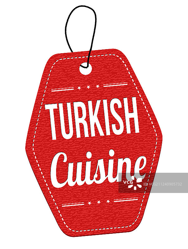 土耳其菜标签或价格标签图片素材