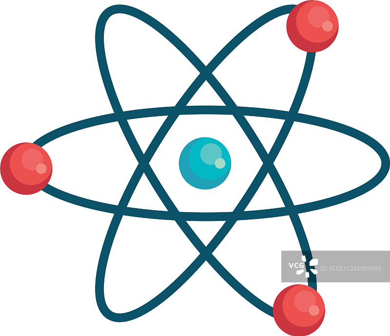 原子分子孤立图标图片素材