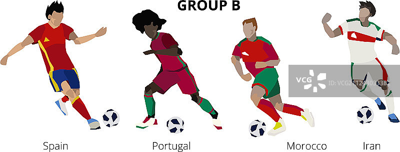 足球足球运动员组图片素材