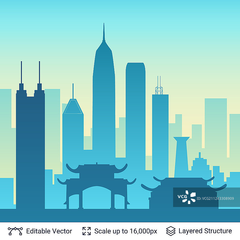 深圳是中国著名的城市景观图片素材
