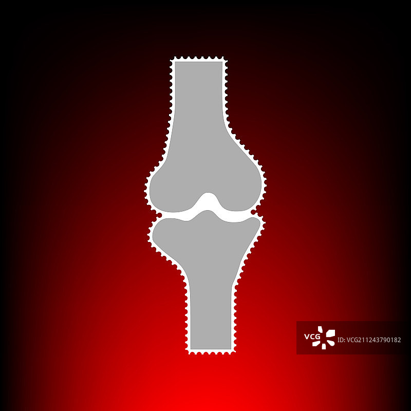膝关节的风格图片素材