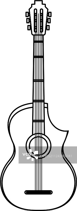 电吉他乐器图标图片素材