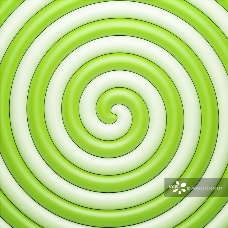 抽象的绿色糖果螺旋背景图片素材