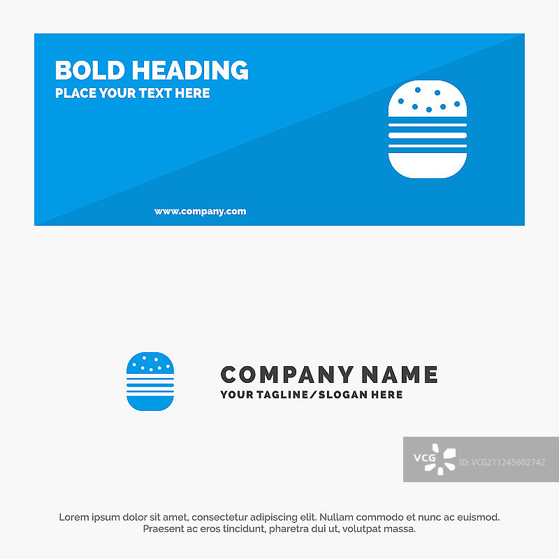 汉堡快餐快餐固体图标网站图片素材