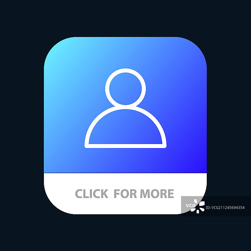 帐户头像用户移动应用程序按钮android和图片素材