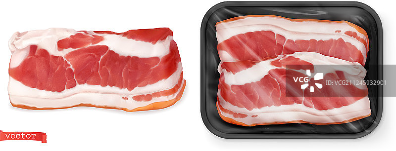 肉鲜牛排包装食品3d逼真图片素材