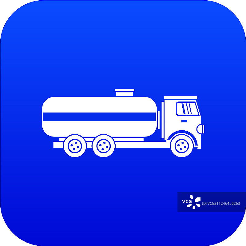 油罐车图标数字蓝色图片素材