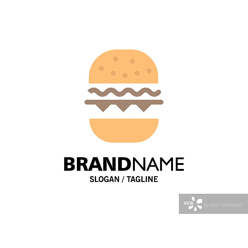 汉堡食品吃加拿大企业标志模板图片素材