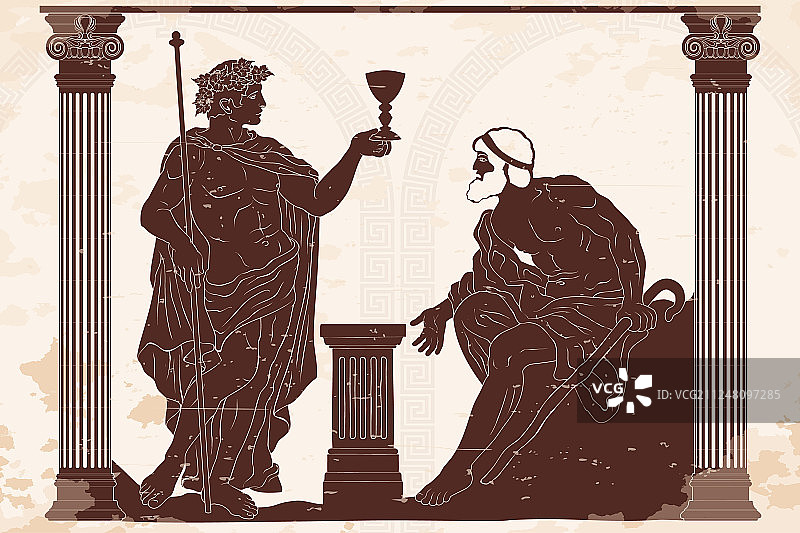 狄俄尼索斯(古希腊神图片素材